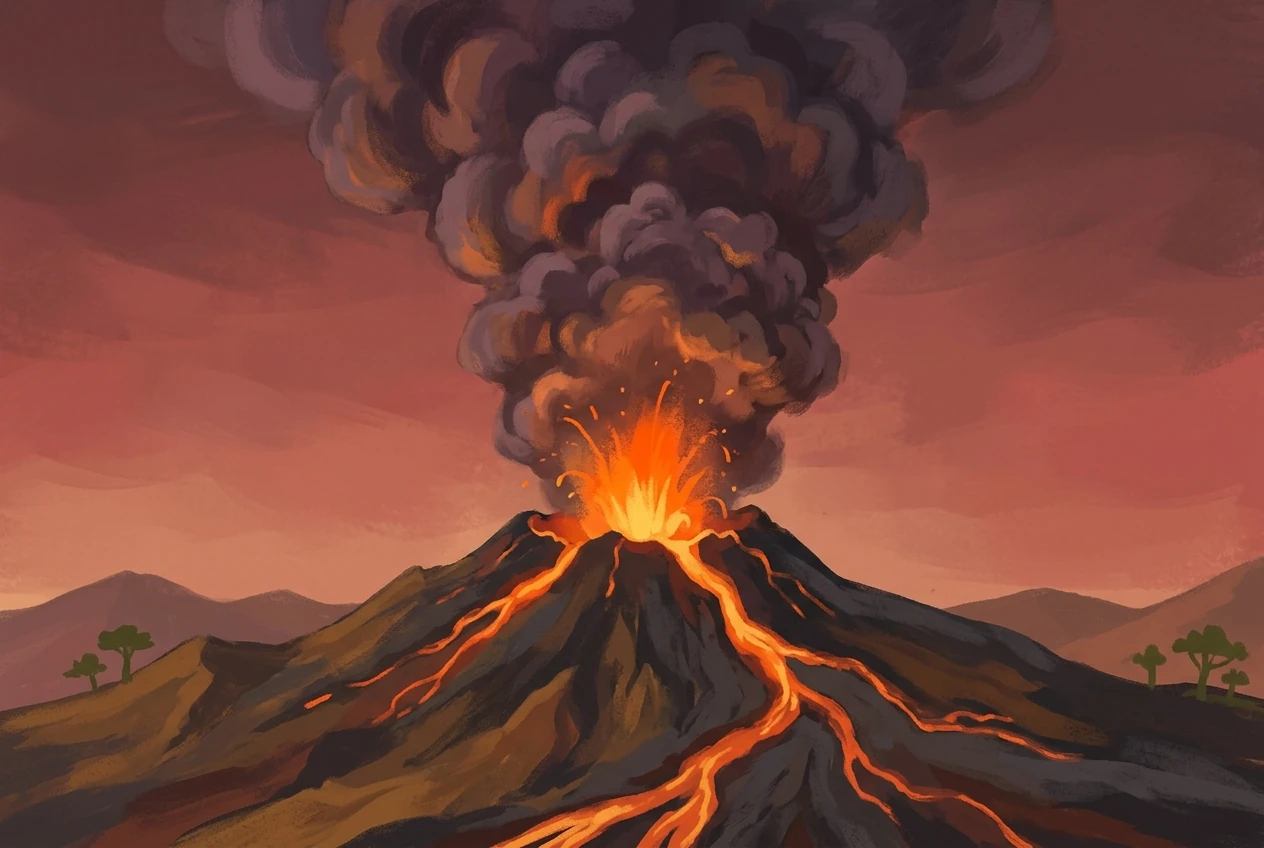 Erupcja wulkanu