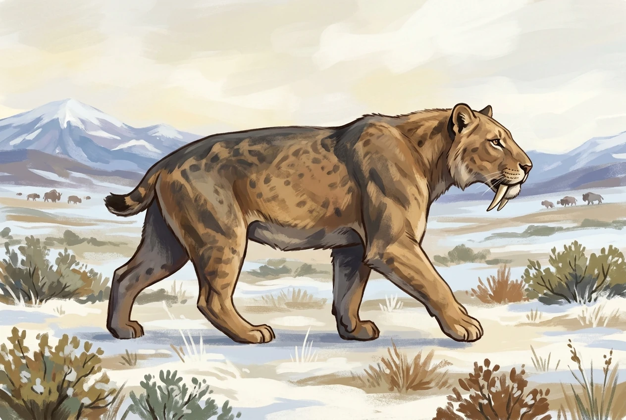 Smilodon (tygrys szablozębny)